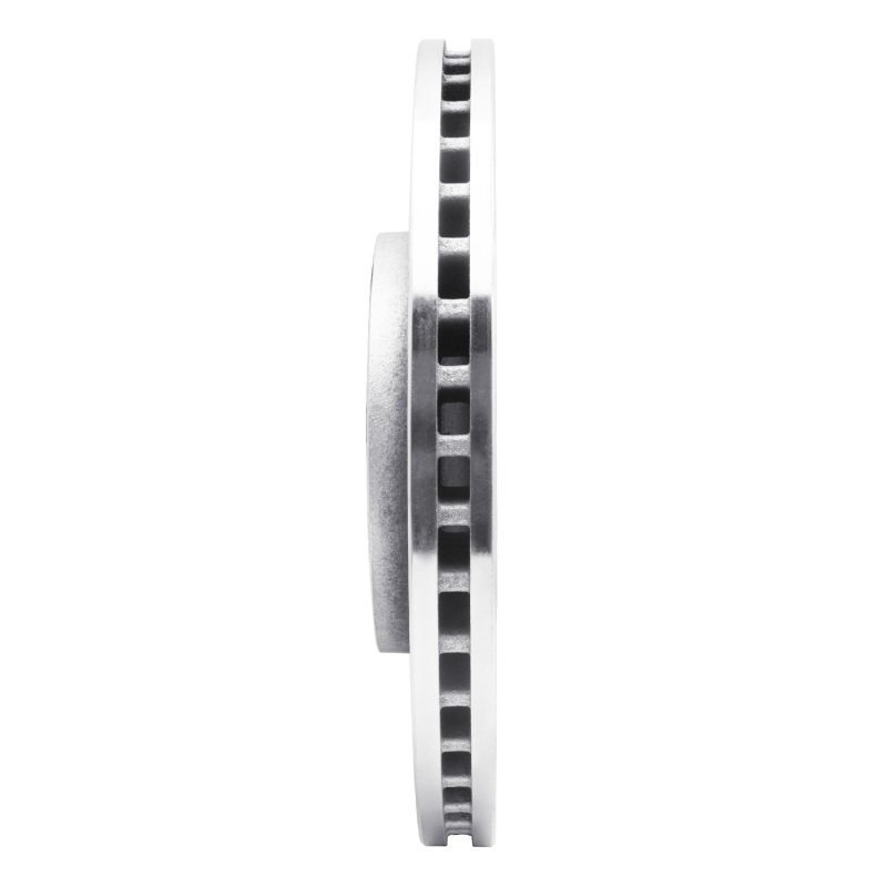 Jeep Grand Cherokee Brake Rotor (1) - Front Right - R1 Concepts - Drilled & Slotted - Silver - `06-`10